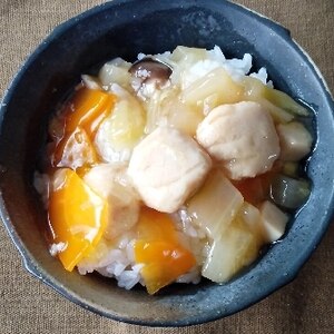 鶏団子の野菜あんかけ♪